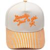 Just a girl bow three-dimensional embroidery truck driver hat color matching fun ladies visor