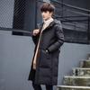 Men Super Warm Thick Jacket Mens Winter Parkas Long Coats with Hood for Leisure Men Parka Plus Size