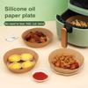 100 шт. бумажные вкладыши для фритюрниц, антипригарные маслостойкие круглые пергаментные бумаги для выпечки, микроволновые печи, одноразовые жировые вкладыши в духовках воздушных фритюрниц