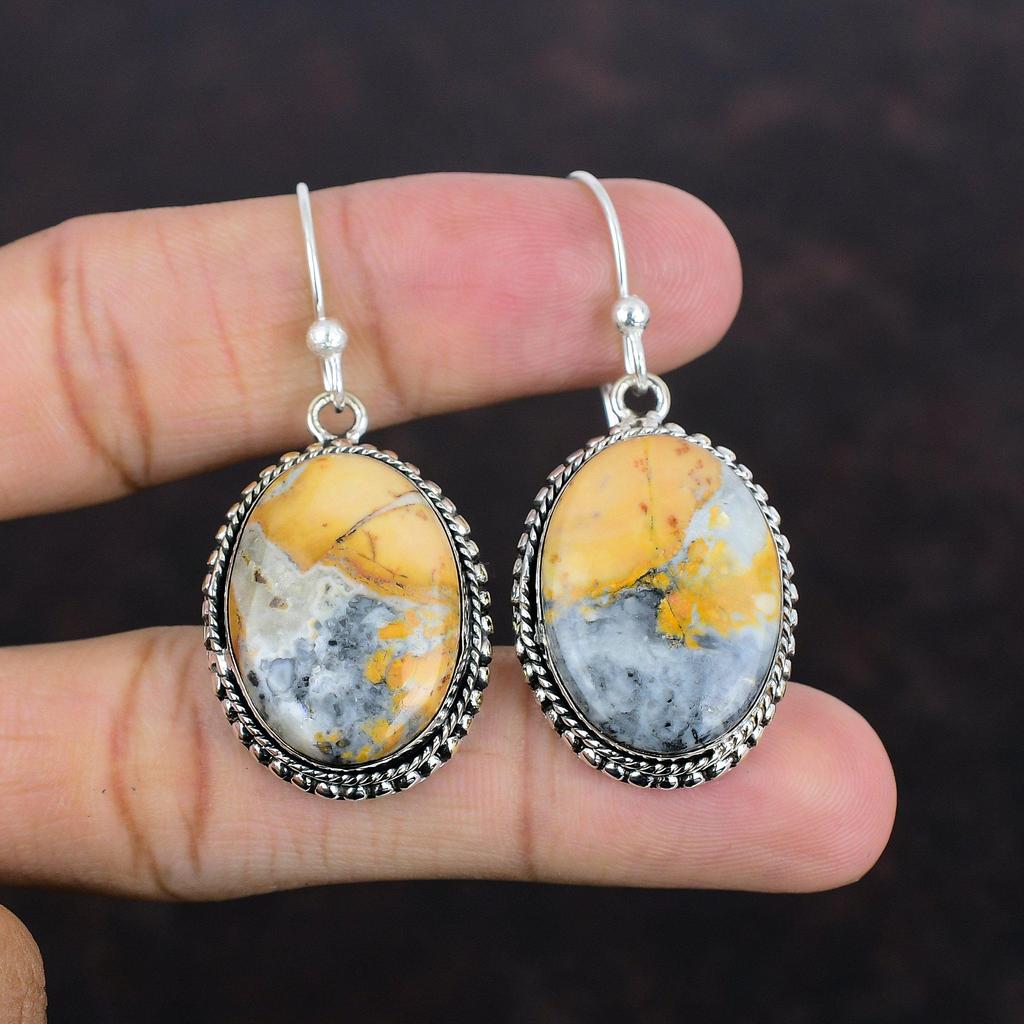 Maligano Jasper Earring Vintage Earrings Awesome Gemstone Jewelry 925 Sterling Silver Earring Handmade Earring Silver Jewelry Gifts For Mom