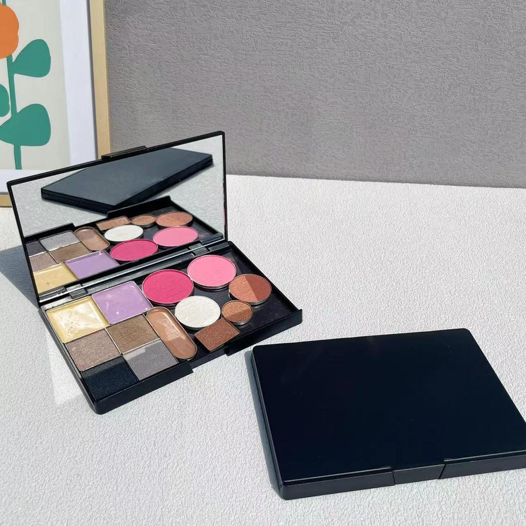 Magnetic DIY Eyeshadow Storage Box with Mirror - Customizable Empty Palette