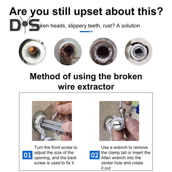 Набор для извлечения сломанных винтов, простой в использовании многофункциональный инструмент для извлечения сломанных винтов, набор для извлечения болтов