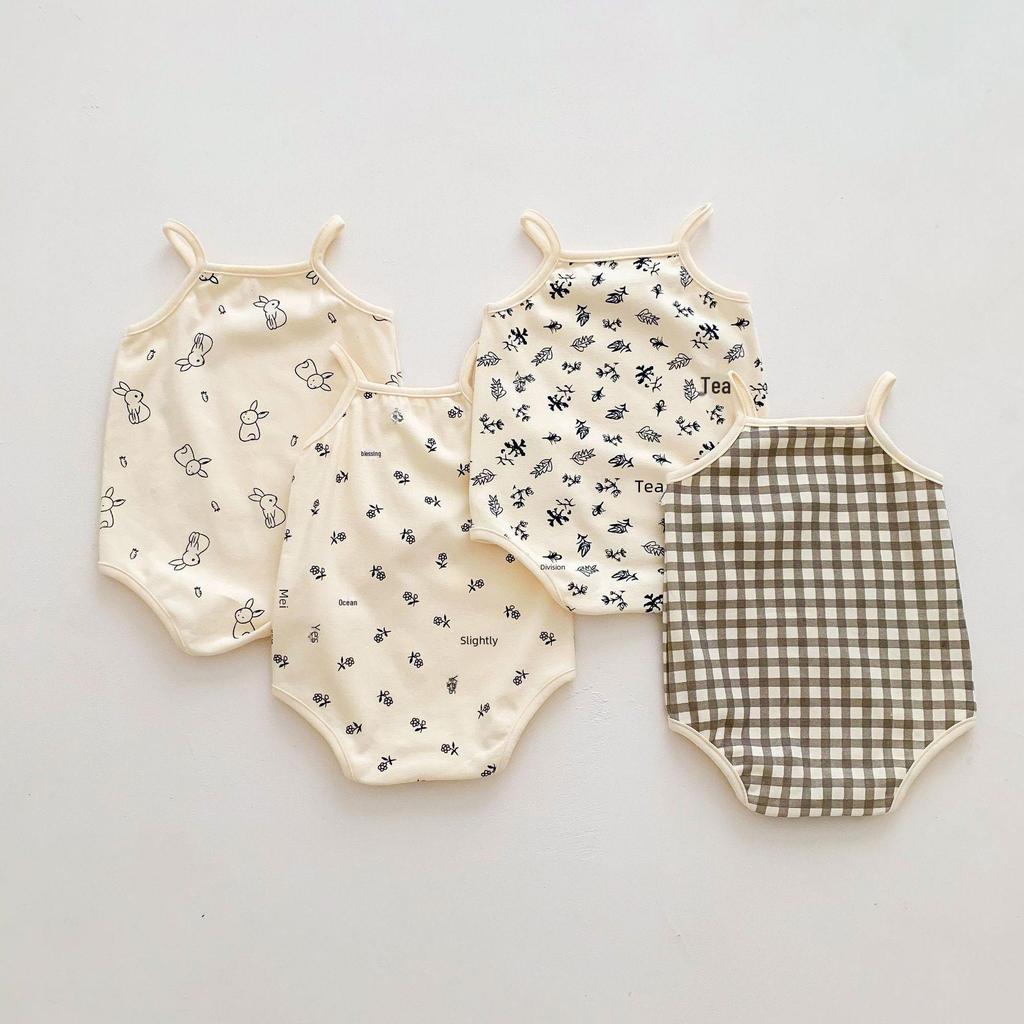 Летний детский слинг-комбинезон: Треугольный комбинезон без рукавов для мальчиков и девочек