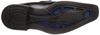 Breathable, lightweight slip-on men's business shoes, AK333, black, size 25.5cm, with a ventilated sole.