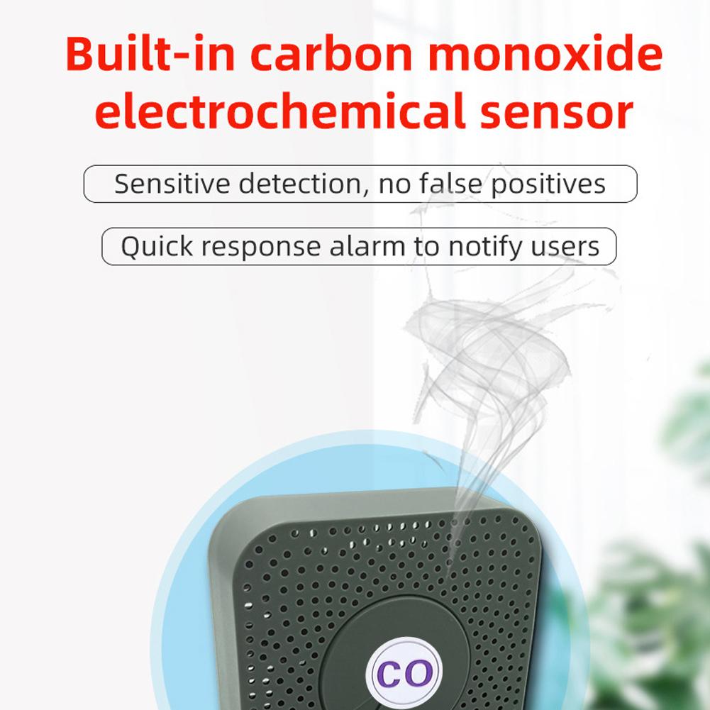 Tuya ZigBee CO Detector Portable Carbon Monoxide Tester Multifunctional Carbon Monoxide Concentration Test Meter