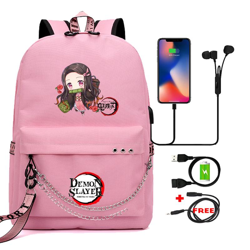 Сумка для книг в стиле аниме, подростковый рюкзак, школьные ранцы унисекс для мальчиков и девочек, рюкзак для ноутбука с мультяшным принтом, рюкзак для школы, Mochilas