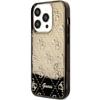 Etui do iPhone 14 Pro Guess Liquid Glitter 4G Czarne