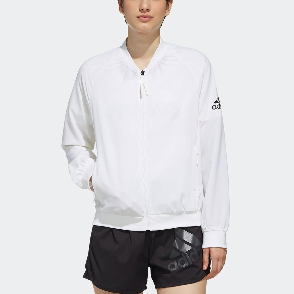 adidas Куртки Женские Белые Стойка Умеренные Другие DY8614