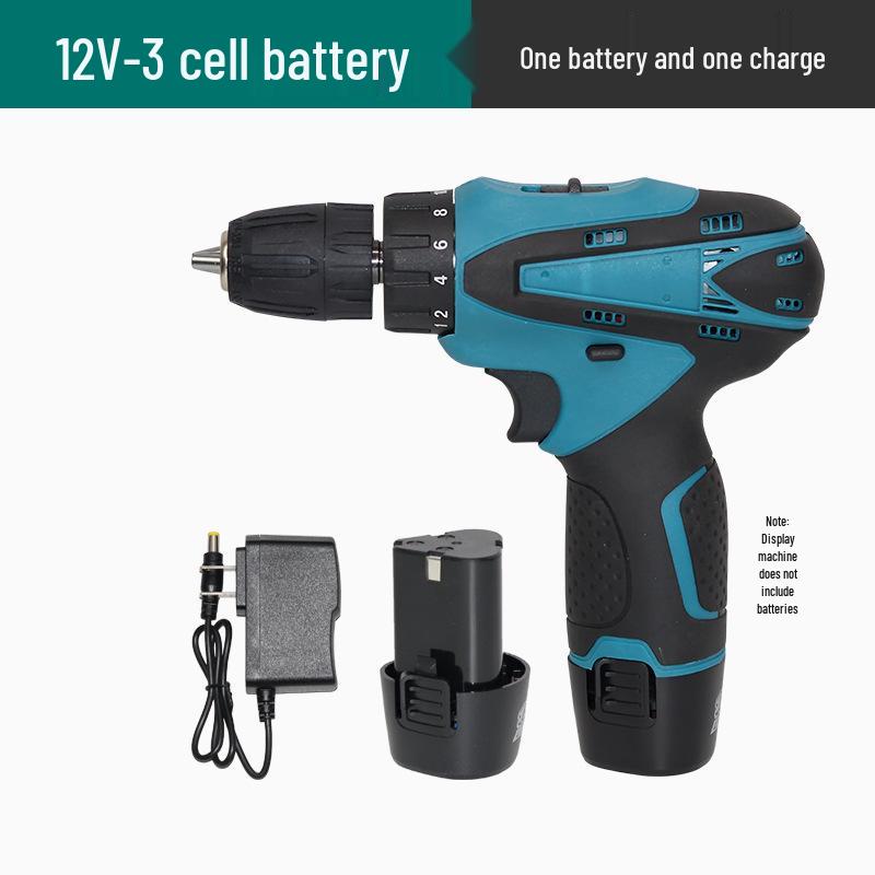 12V High-Power Lithium Battery Cordless Impact Drill Set