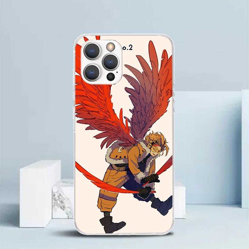 Чехол для телефона Hawks MHA My Hero A-Academy Для IPhone 16 17 Air 16E 15 14 Plus 13 Mini 12 11 Pro Max 7 8 + SE 2020 Мягкий ТПУ Задняя Крышка