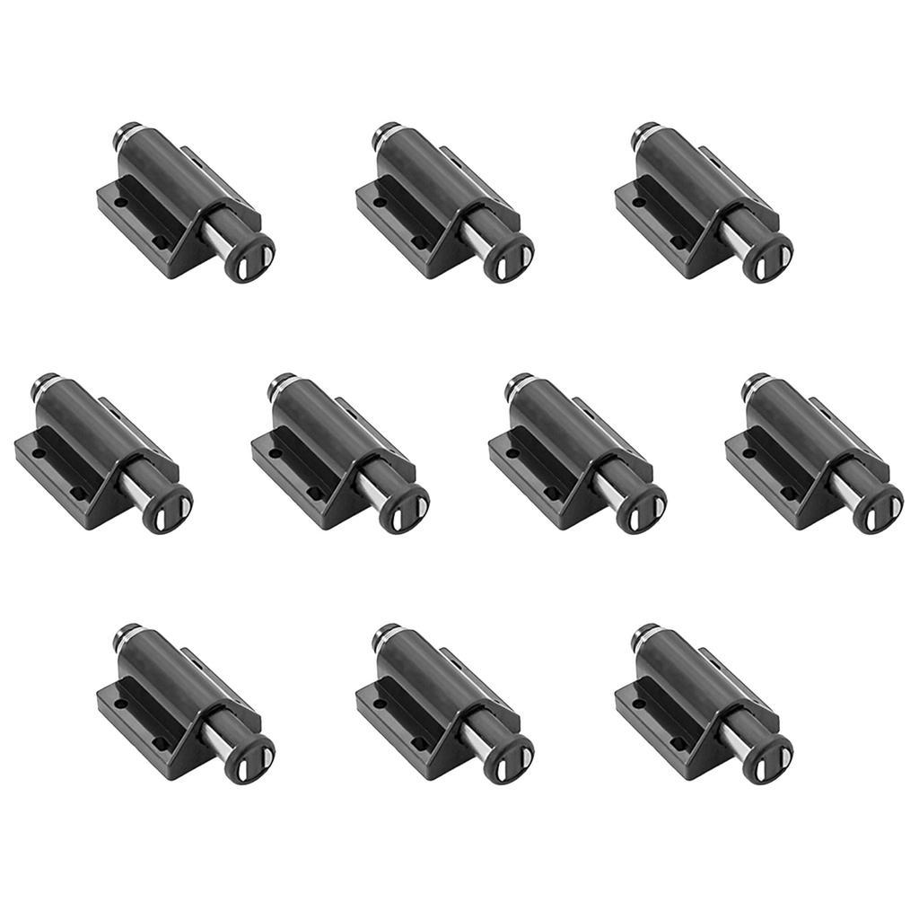 Pack Of 10 Push To Open Door Catches Magnetic Latch Upgrades for Cabinet Doors for Kitchen Bathroom Office Furniture