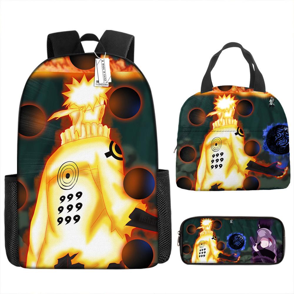 Рюкзак Наруто для учеников начальной школы 3-й 5-й 6-й класс детский рюкзак большой вместимости водоотталкивающий