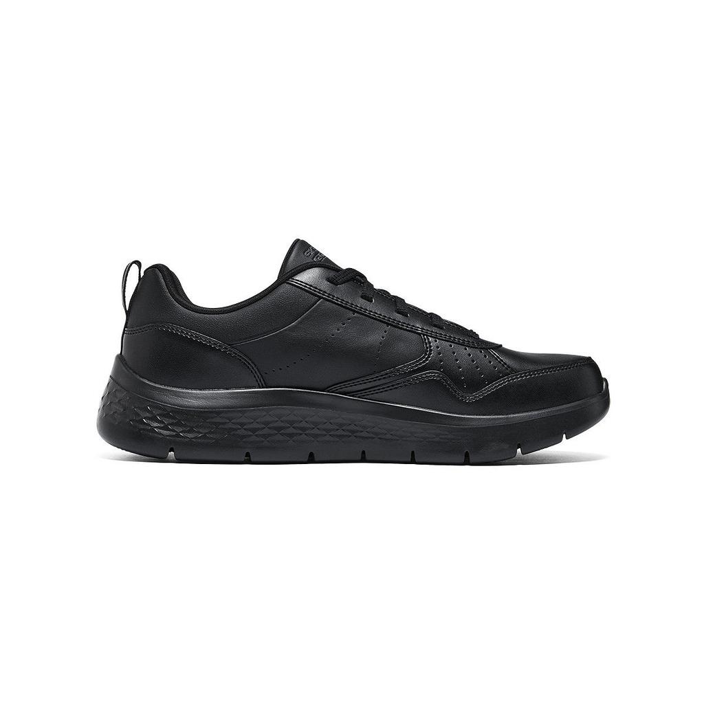 Skechers Go Walk Flex Кожаные Удобные Универсальные Низкие Повседневные Кроссовки Мужские Черные 216499-BBK