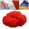 Chunky Chenille Yarn Thick Yarn Jumbo Gauge 7 Plush Yarn Acrylic Bulky Yarn for Bed Hand Knitting Crochet Throw Cushion