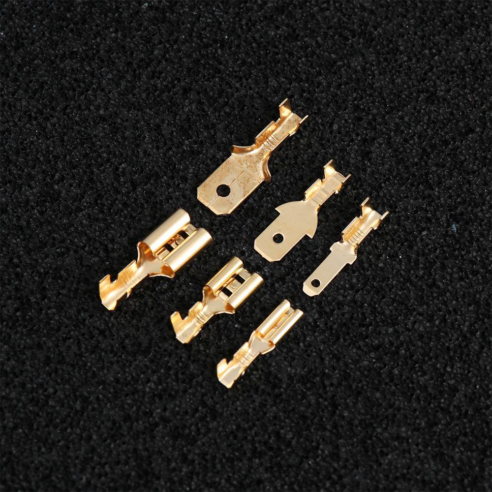 Kit Insulated Sheath Male Female Terminals Connector Insert Spade Plug Spring Wire Connectors