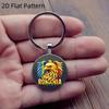 Eagle Themed Zinc Alloy Keyring With Stylish European Style For Home Use