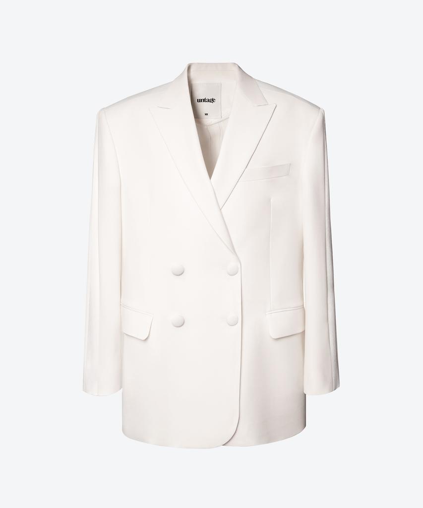 Untage Wool Tuxedo Jacket[White(Unisex)]_Uth-Fb09