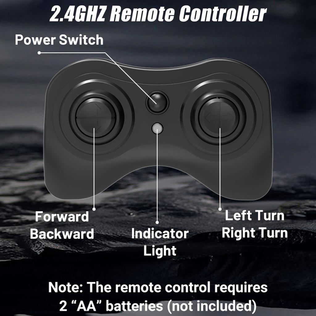 Remote Control Car, 2.4G 8WD Amphibious Waterproof Off Road Vehicle for Kids, 360 Degrees Rotating Pool Lake Outdoor