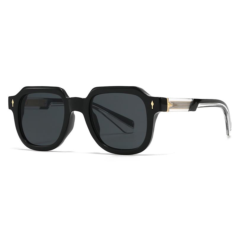 European And American Trendyy Street Photography Retro Literary Sunglasses Modern Charm Ins Style 62009