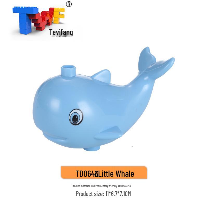 Крупные строительные блоки из частиц: Совместимые Игрушки для Обучения Животным Фермы Прерии Океана для Детей