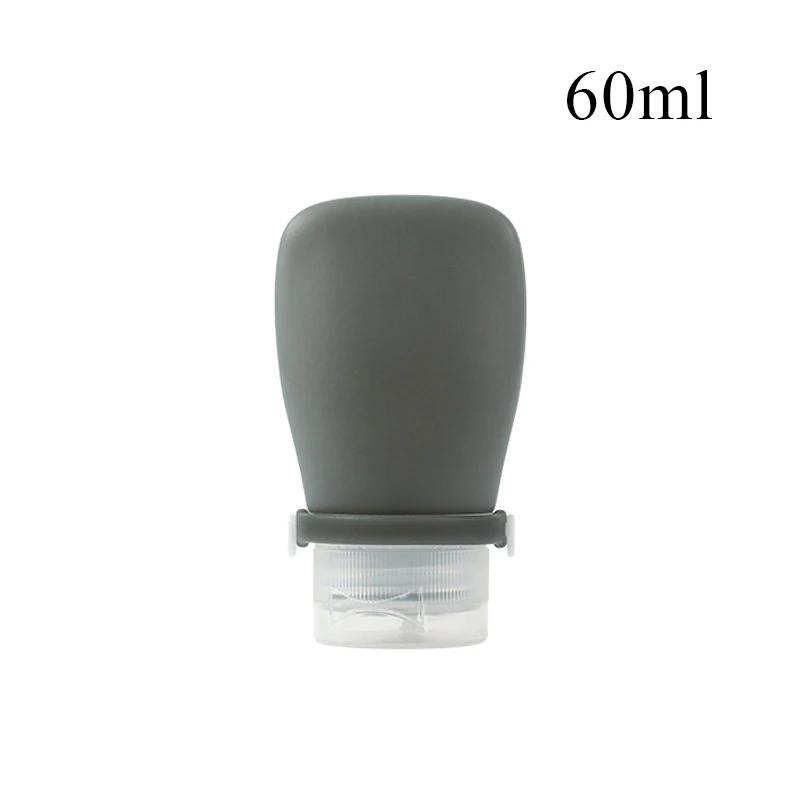 1/2pcs Soft Silicone Travel Bottles 30/60/90ml Empty Squeeze Tubes For Lotion Leakproof Skin Care Products Container Travel