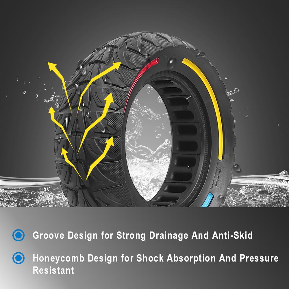 8.5x3Inch Puncture-proof Off-road Solid Tire 8.5*3 Tubeless Tyre for Kugoo G2 Pro for Zero8 9 for VSETT 8 9+ Electric Scooter