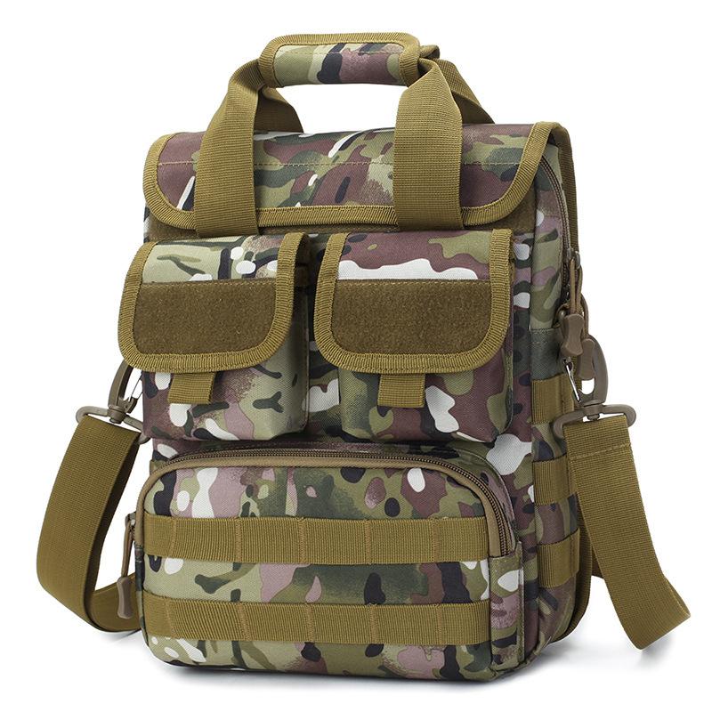 Мужская военная тактическая сумка-мессенджер Molle, водонепроницаемая мужская камуфляжная уличная сумка с одним поясом