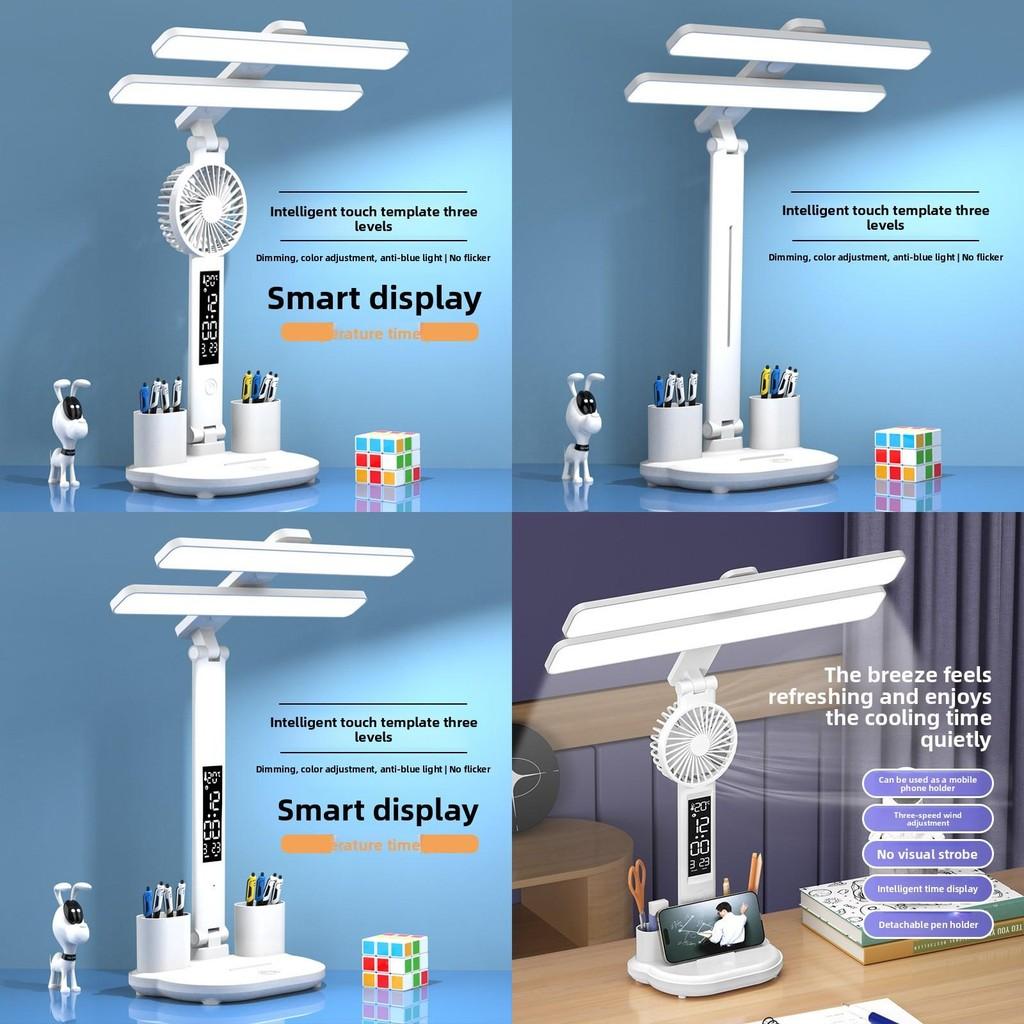 Современная светодиодная настольная лампа с USB-зарядкой для учебы и чтения в комнате общежития