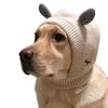 Pet Knitted Hat Autumn and Winter Pet Hat Christmas Warm Caps Windproof and Keeping Warm Holiday Hat with Ears for Large Pets