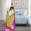Смешное Мультяшное Одеяло The S-Simpsonss Одеяло для Дивана Дивана Путешествий Дома Пешего Туризма Пикника Постельное Белье Фланелевое Одеяло подарок на день рождения