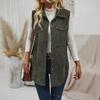 Spring and Autumn Women's Waistcoat, Lapel Cardigan, Casual Commuting Women's Vest