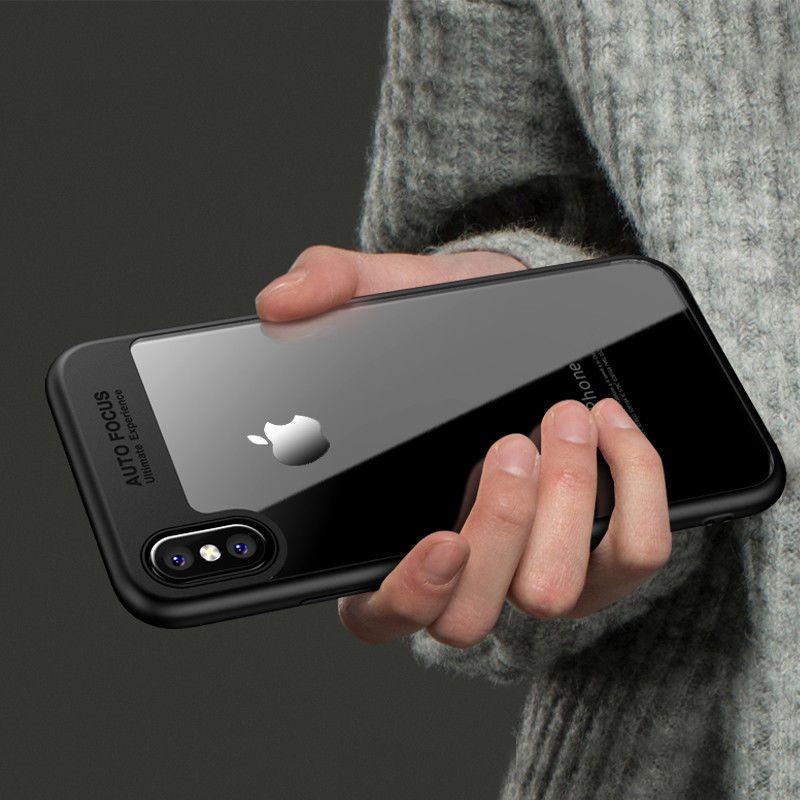 X Для iPhone 8 7 6s Plus 10 Роскошный Ультратонкий Прозрачный Ударопрочный Бампер Чехол