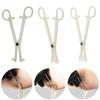 2/3Pcs Profession Acrylic Disposable Body Piercing Plier Plastic Clamp Body Ear Lip Navel Nose Tongue Eyebrow Piercing Forcep Tool