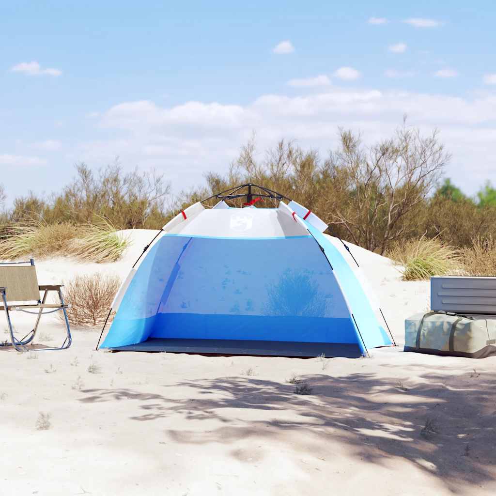 Beach Tent for 2 Persons Azure Blue Quick Release Waterproof