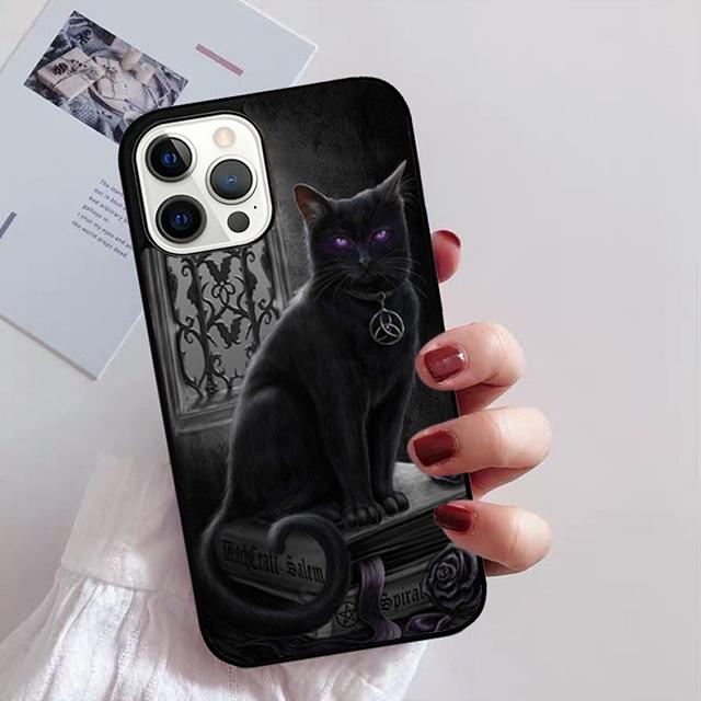 Чехол для телефона на Хэллоуин Лунная Ведьма Ужасы Для iPhone 17 Air 16 15 14 13 12 11 Pro Max Plus Max Чехол-оболочка coque