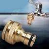1/2 3/4inch Brass Thread Garden Faucet Hose Water Pipe Connector Fitting Adaptor