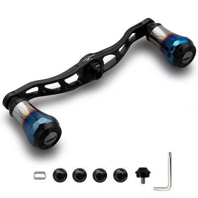 Рукоятка катушки HEIGHTEN для Abu Aviation Aluminum Aurora Series V2.0 90 мм/105 мм/115 мм Shimano, Daiwa, Garcia, (V2.0-105мм - Черный) (0123)
