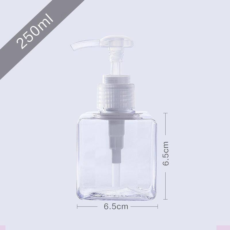 100-650 мл квадратная бутылка жидкого мыла взбитый мусс точки розлива шампунь лосьон гель для душа насос дозатор для мыла Bottlesnding