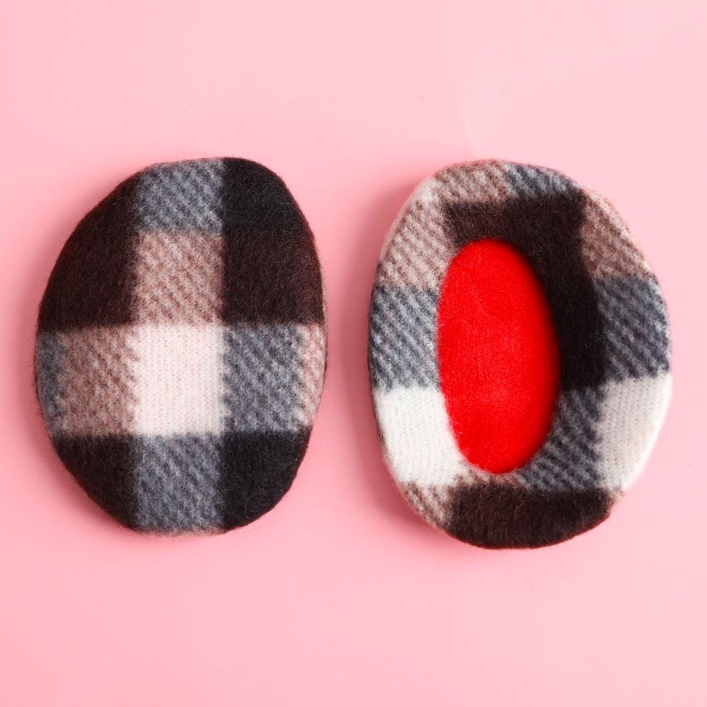 Ветрозащитный пушистый флис Зимняя защита ушей Утеплители для ушей Наушники-вкладыши Утеплители без ремешка