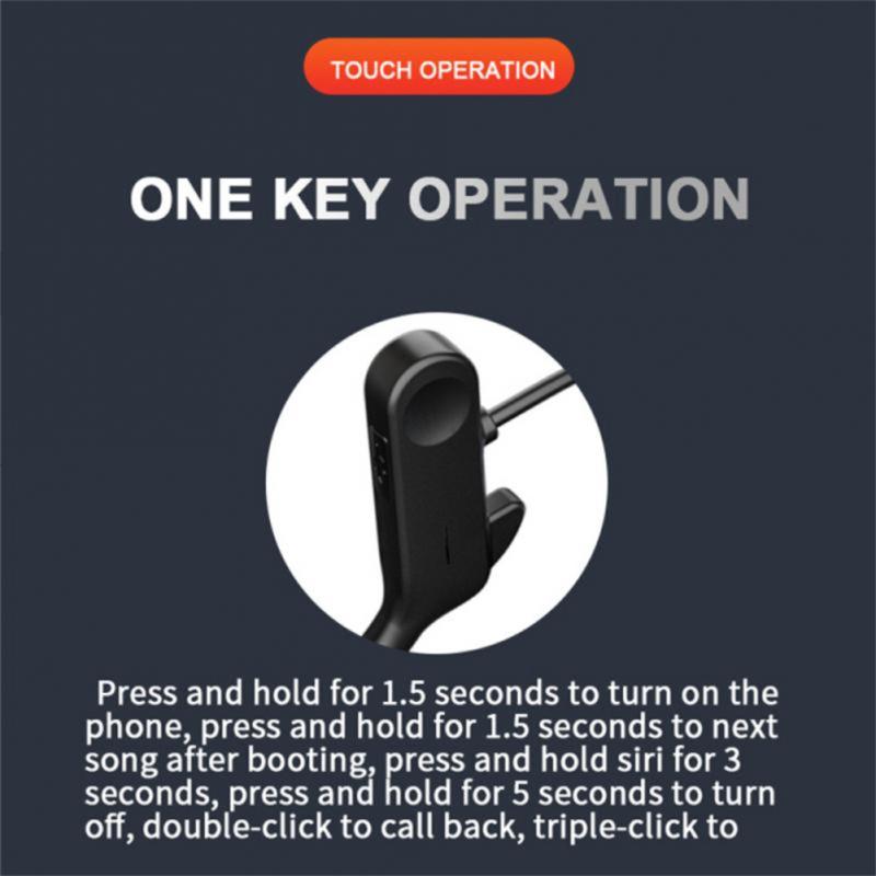 F3 Наушники с костной проводимостью, совместимые с Bluetooth 5.2, Беспроводные спортивные бизнес-наушники для улицы