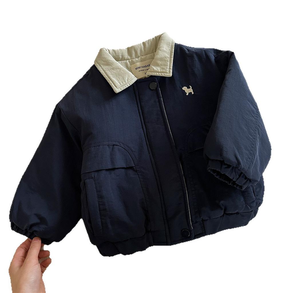 Kids Thick Padded Winter Jacket for Boys and Girls Workwear Casual Coat