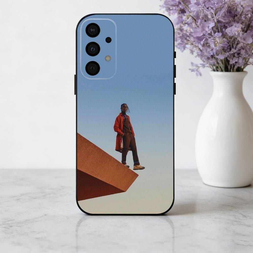 Уверенный Т-Трэвис Скотт-Т Чехол для телефона Samsung Galaxy A73,A72,A71,A70,A53,A52,A51,Мягкий силиконовый черный чехол