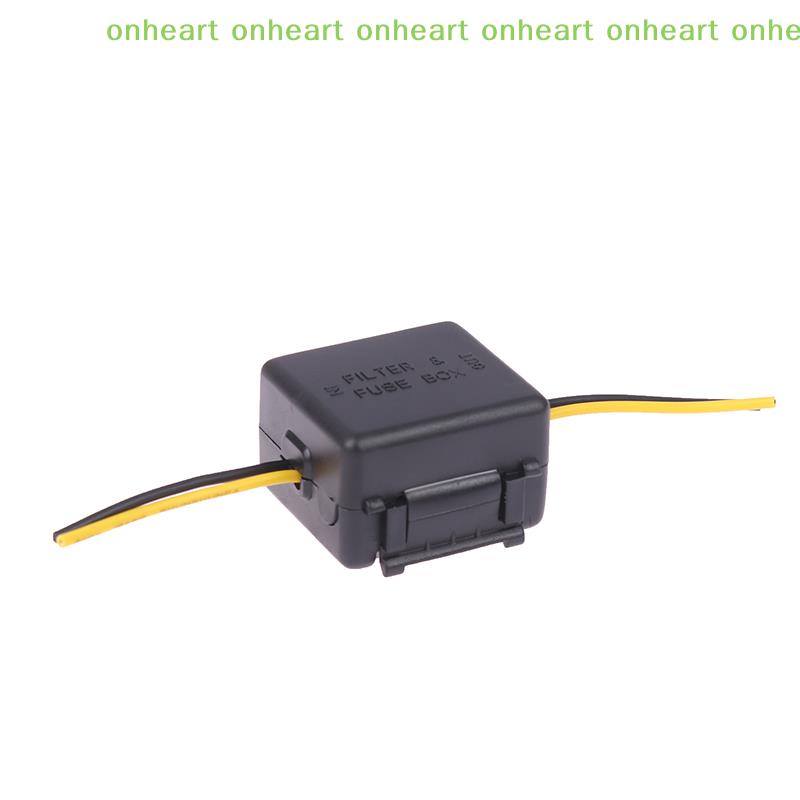 [C]Car Power Signal Filter Anti-interference Stereo Radio Audio Relay Capacitor Power Filter Accessories Relays 5