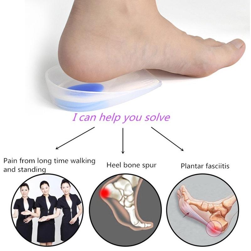 1 пара гелевых подпяточников, подушечки для снятия боли при подошвенном фасциите, костные шпоры, медицинский материал, унисекс
