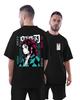 Demon Slayer Blade Stove Door Charcoal Shirt Suitable for Both Men and Women Casual Summer Trend Y2K Mens Tshirt