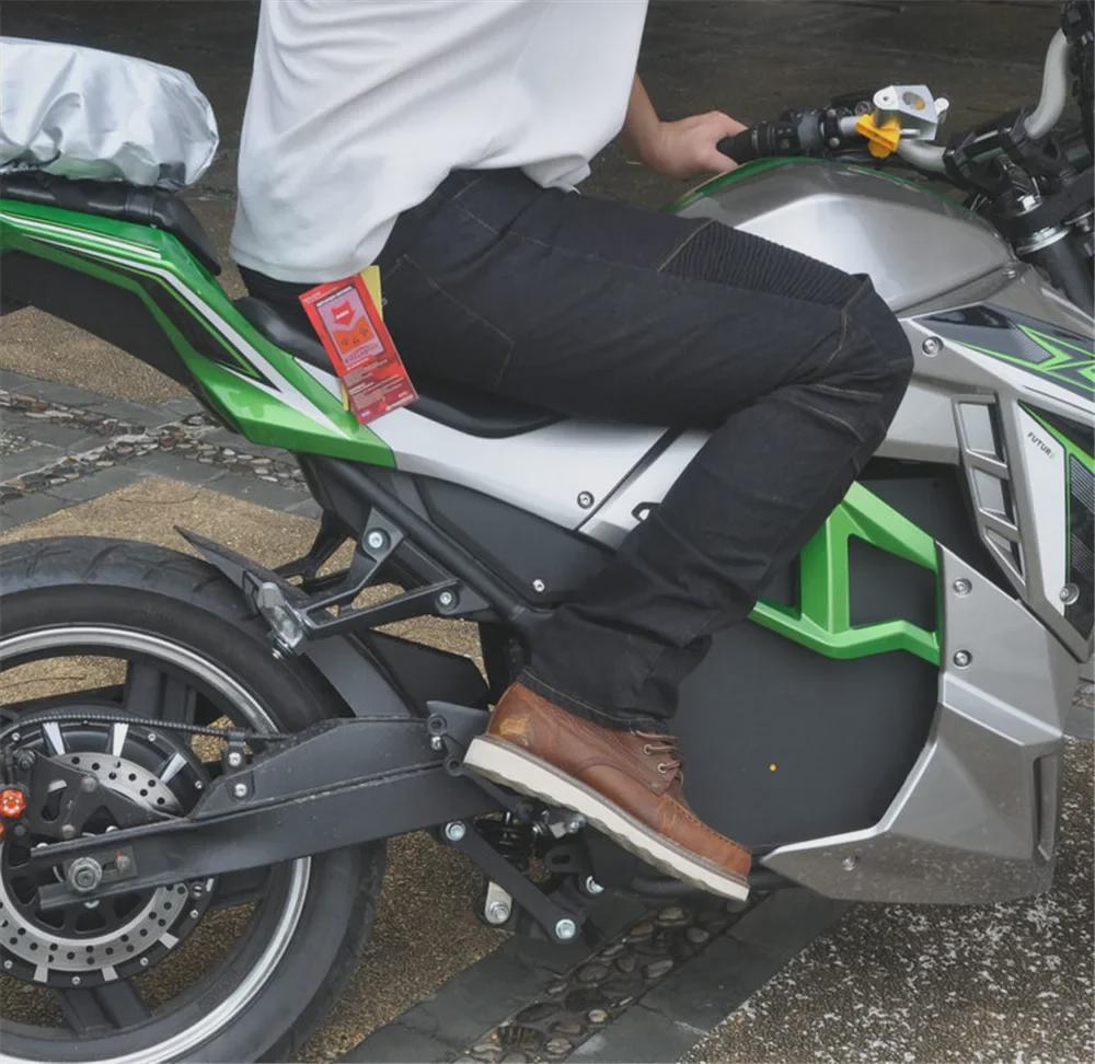 Unisex Motorcycle Racing Denim Pants with Protective Gear