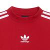 Balenciaga X Adidas Originals Balenciaga X Adidas FW22 Футболка Свободный крой Мужская Красный 739101TNVA66542