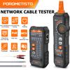 POROMETISTO MCT01 Тестер сетевого кабеля POE-тест Обжимка QC Обнаружение обрыва Трассировщик кабеля Cat5 Cat6 Трассировщик сетевого провода
