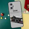 Racing Stripes racer Car For Realme GT Neo5 GT3 GT5 9 10 11 12 Pro Plus C25s C21Y C30 C33 C35 C51 C53 C55 C31 Case