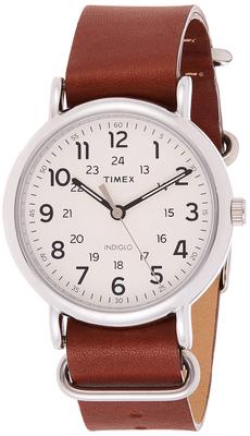 Мужские часы Timex Weekender 40 мм T2P495 Круглогодичные Коричневые